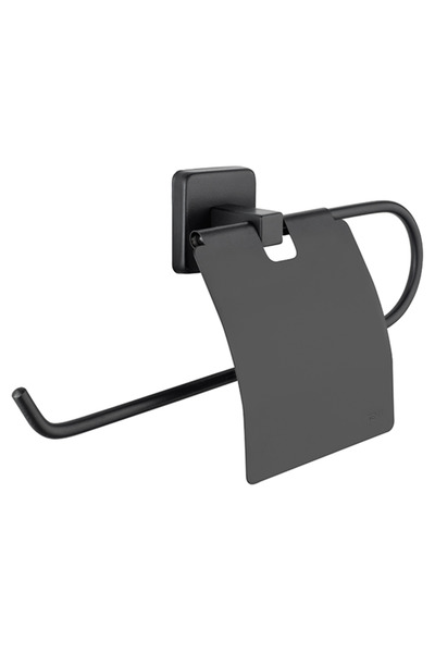 Tema Kare Kağıt Havluluk Kapaklı (Mat Siyah)