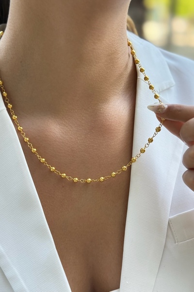 Utku Kuyumculuk 22 AYAR TOPTOP ZİNCİR KOLYE