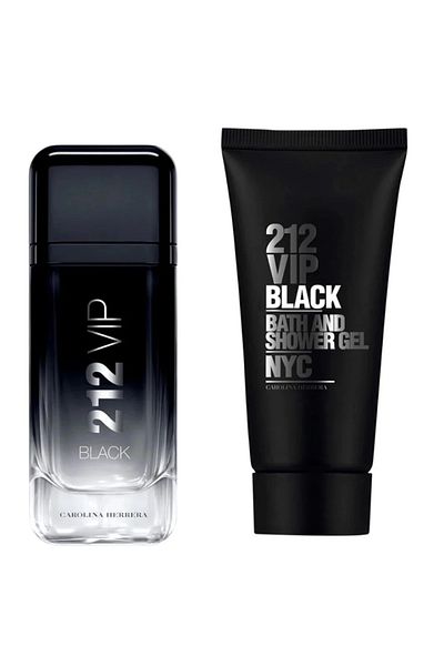 Carolina Herrera 212 VIP Black Eau de Parfum, Men's Gift Set - Eau de Parfum 100 ml + Shower Gel 100 ml