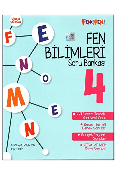Fenomen Yayıncılık FENOMEN 4. SINIF FEN BİLİMLERİ SORU BANKASI 202500493