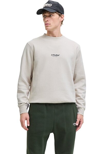 Jack & Jones Μπλούζα JACK & JONES Soho Crew - 12278791-Moonbeam