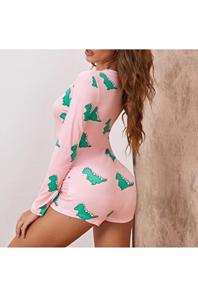 the DIFFerent Salopetă cu mânecă lungă cu model de dinozaur