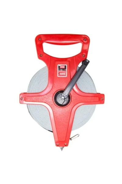 beorol Ruleta banda fibra, 50 m, cu maner,
