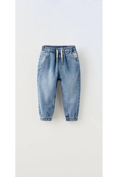 Karan Kids New Season Children's Waist Lace-Up Jogger Jean