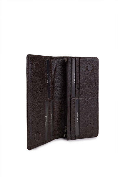 Tamer Tanca Men's Genuine Leather Brown Wallet Wallet