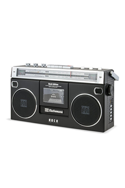 Electromures Boxă Bluetooth cu casetofon, radio FM/AM, EM 1013, USB, TF, ediție rock