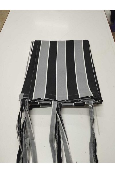 DEVRİM OLİVYA TEKSTİL Luxury 1St Class Anthracite Gray Balcony Curtain with Cornice with Width X Height Dimensions