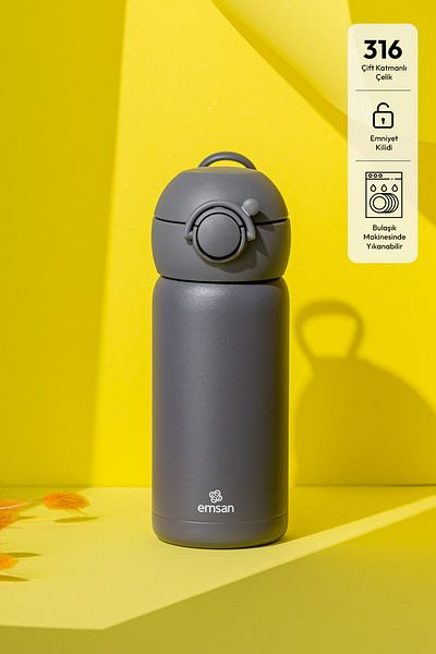Emsan Terry Thermos Gray 350 ml