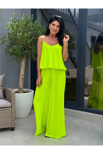 RAMONA BADESCU EXCLUSIVE Two-Piece Set with Top and Wide Leg Pants
