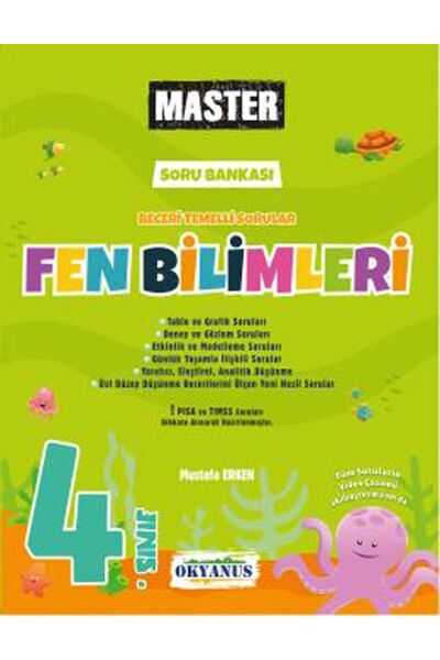 Anla Kazan Yayınları Okyanus 2026 4. Sınıf Fen Bilimleri Master Soru Bankası