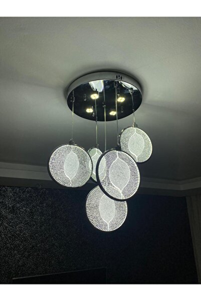 Retro LED'Lİ 3 RENK YANAN AVİZE