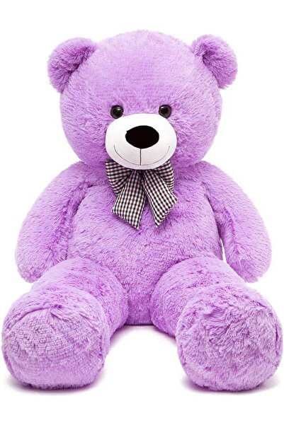 Solemia Premium 90 cm Plush Bear and Star Balloon, White Plush Teddy Bear Bouquet in Hologram Presentation