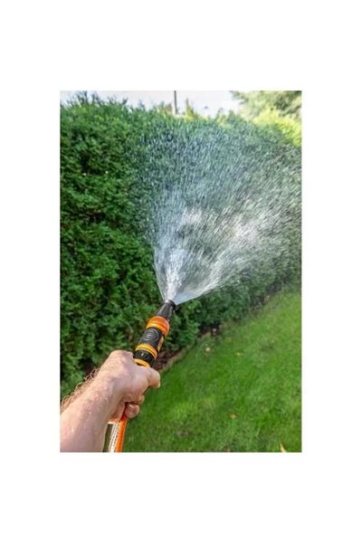 NEO Garden Hose, Anti-Twist, 6 Layers, 30 m, with Nozzle and 3 Accessories, 1/2",