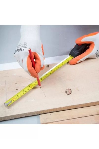 beorol 5 m hitchhiking tape measure, with rubber roller,