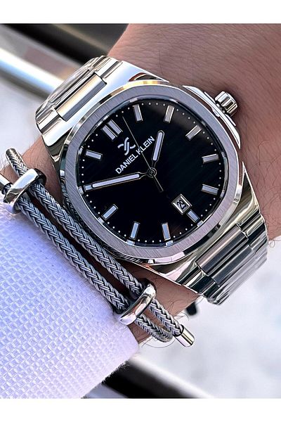 Daniel Klein Italian Model Bracelet Gift Steel Cord 3 Atm 2 Years Warranty Men's Wrist Watch Mx02