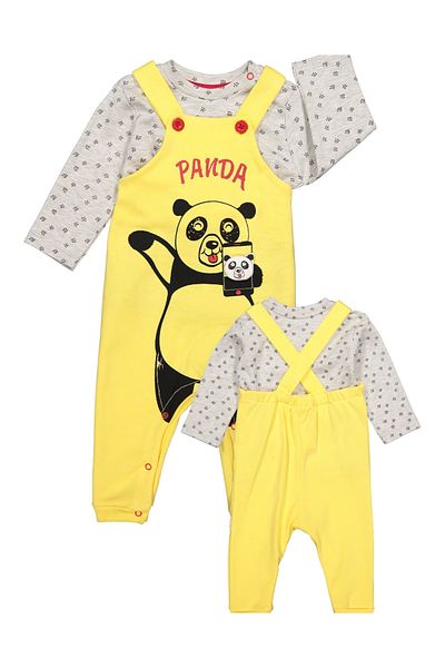 Divonette Baby Girl Boy Rompers Set of 2 - Baby Clothing