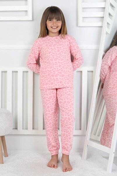 ZUZUNGA Little Sleep Hunter - Wild Comfort Series Leopard Patterned Girls' Pajama Set