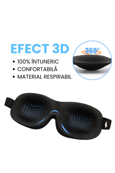 Suporto Set of 2 sleeping mask, 3D design without pressure on the eyes, adjustable, Pearl Pink cover