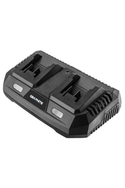 graphite Duální nabíječka pro 18V lithium-iontové baterie, ENERGY