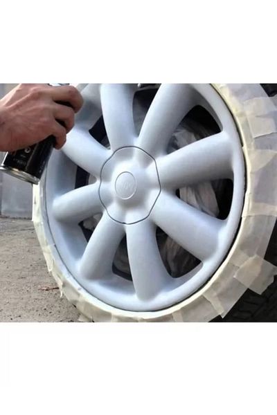 beorol Spray Paint for Aluminum Wheels, Metallic Silver 400 ml