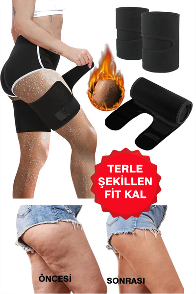 Leiste Basen Bacak Şekillendirici İnceltici Terletici Baldır Selülit Giderici...