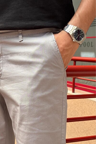 inpool Men'S, Relaxed Fit, Cotton, Summer, Old Money Culture, Woven Shorts 100