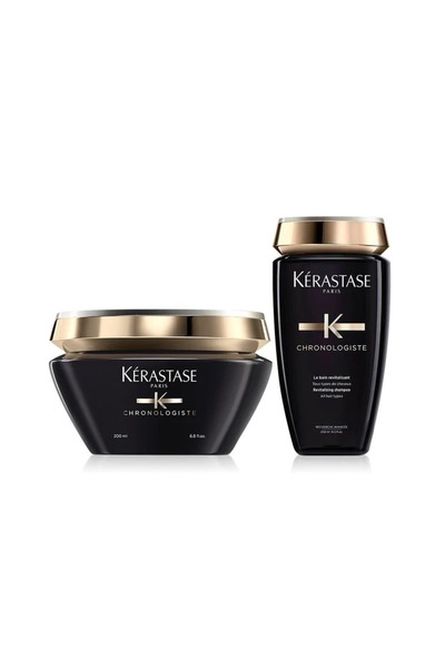 Kerastase Chronologiste Hair Care Set – Revitalizing Shampoo 250ml & Regenera...