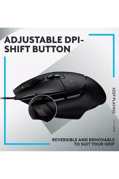 logitech ماوس سلكي G502 X – أسود