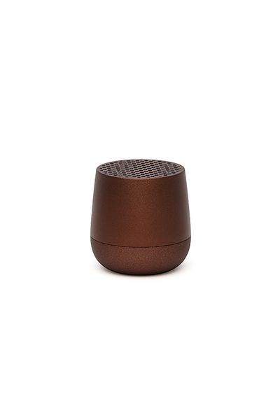 Lexon MINO+ Bluetooth Speaker Portable Speaker USB and wireless charging ABS bronze