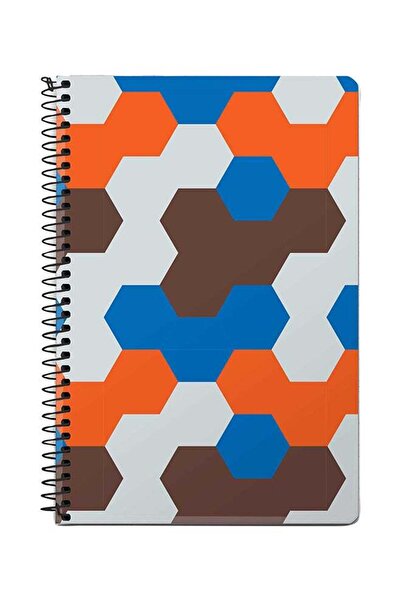 Stylizedd Blockbuster Retro A5 Spiral Notebook Multicolour