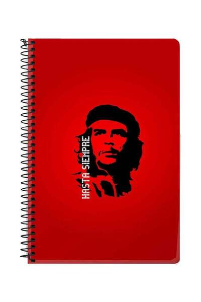 Stylizedd Hasta Sempre A5 Spiral Notebook Red