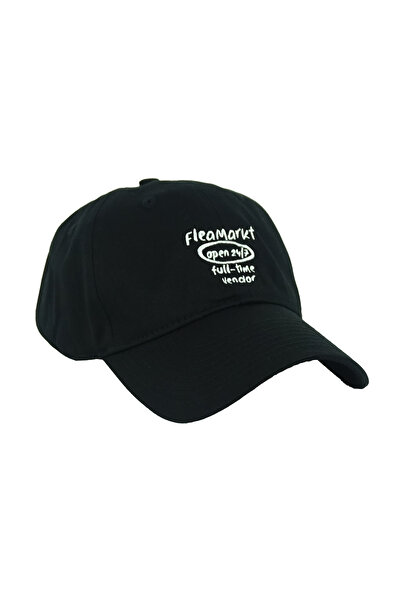 FLEAMARKT Logo Siyah Cap