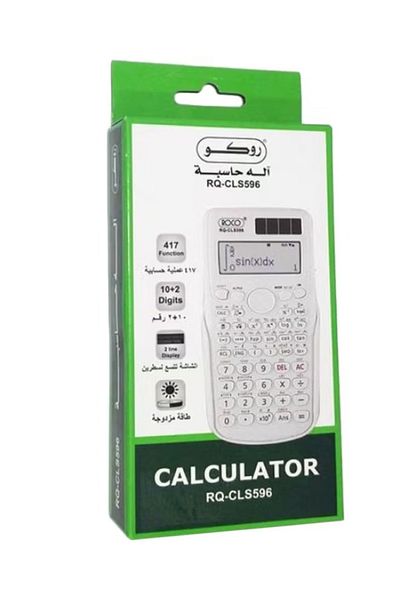 Roco 12-Digit Scientific Calculator – White