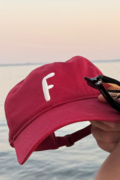 FLEAMARKT F Logo Bordo Cap