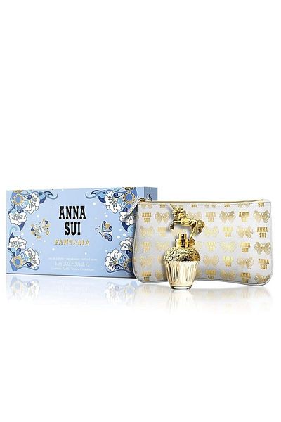 Anna Sui Fantasia for Women Set EDT 30Ml with Travel Pouch