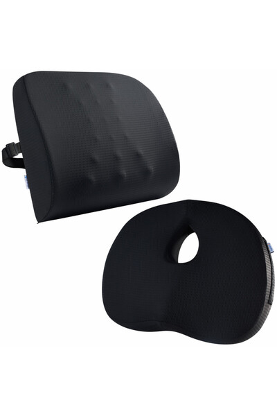 Suporto Set compact de pernă pentru scaun și pernă lombară, Suport ®️   culoa...