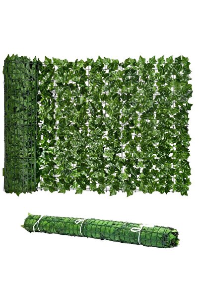 LIVVY سياج الخصوصية الاصطناعي مع ألواح أوراق الشجر الخضراء - مستنقع اللبلاب ا...