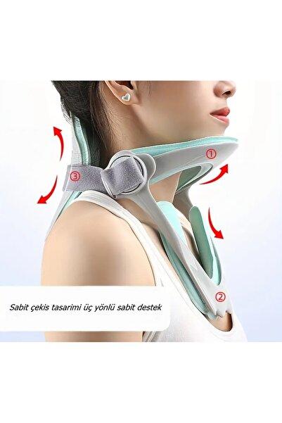 newnet Ayarlanabilir Ortopedik Boyun Desteği, Ev ve İşyeri Kullanımı İçin Uygun Boyun Omurga Düzleştirici