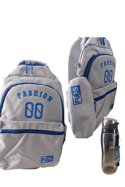 ÇEÇEN HOME (with Water Bottle + Pen Holder as a Gift) 40X50 cm Waterproof Fabric with Laptop Compartment, Daily-Office-School Backpack
