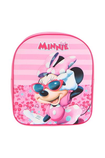 Minnie Mouse 3D children's backpack, 30x26x10 cm, adjustable straps, multicolor, Minnie Mouse