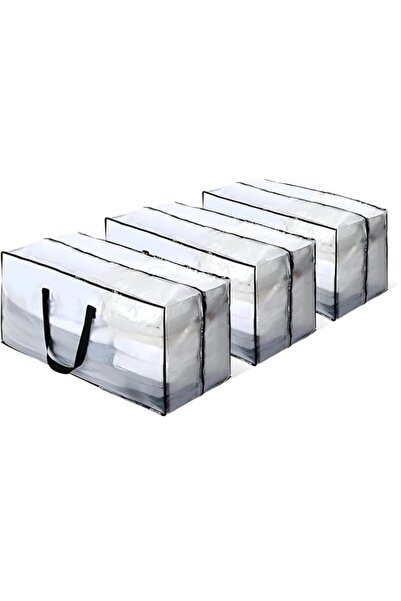 Generic مجموعة من 3 حقائب نقل شفافة كبيرة الحجم من BRISEED™ مزودة بأحزمة ظهر،...