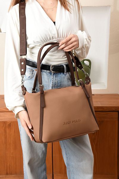 Just Polo JP حقائب كتف نسائية أصلية من Just Polo مناسبة للاستخدام اليومي 6037 KUMTABA