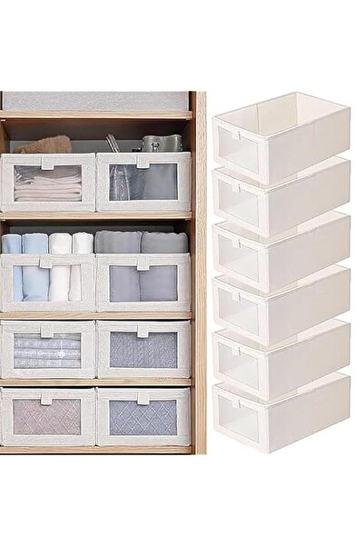 Generic Wardrobe Clothes Organizer,6 Pack Drawer Organizers and Storage Cloth...