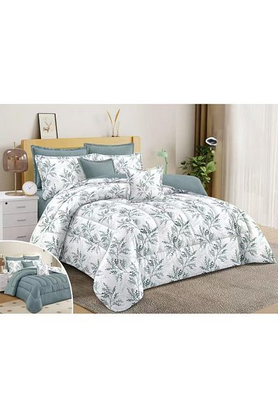 RedRosa Luxurious double bed sheet set, printed, made of microfiber, size 240*260 cm
