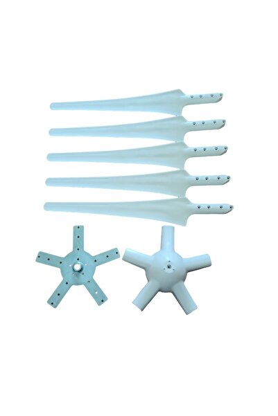 istabreeze 90 cm Beyaz Kompozit Kanat ve Burun Flanş Seti 5'li