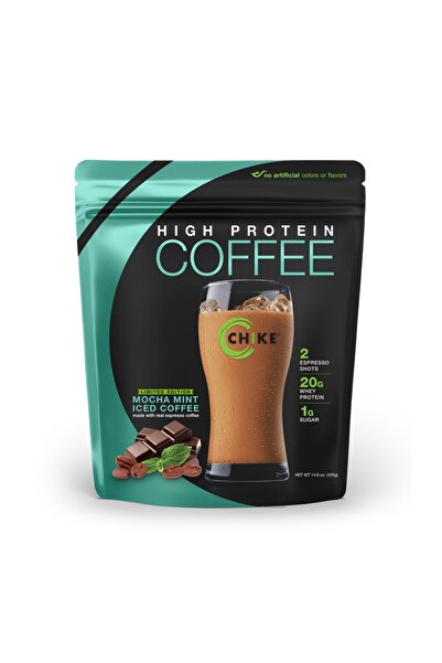 CHIKE قهوة غنية بالبروتين 420 جرام قهوة موكا بالنعناع المثلجة