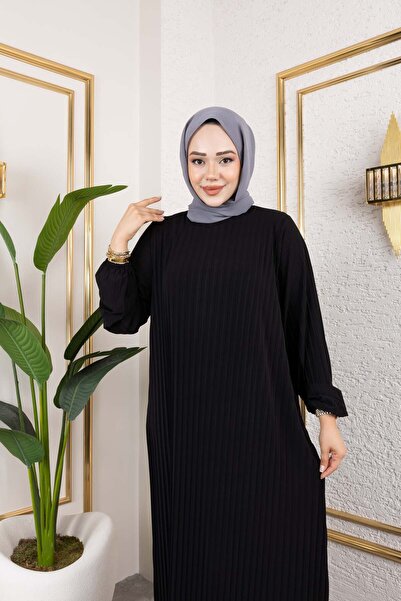 Big Zerafet Giyim PİLİSELİ OVERSİZE KADIN ELBİSE