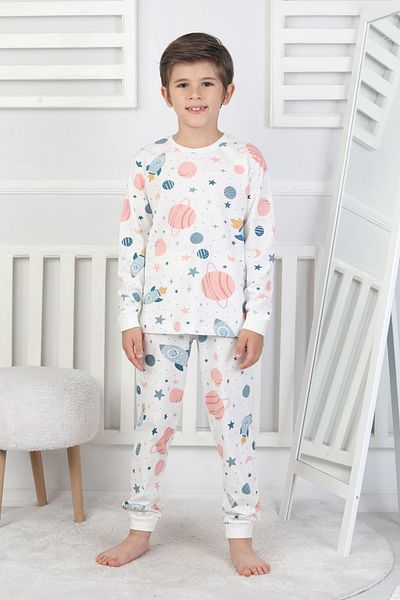 ZUZUNGA Gezegan Themed Unisex Children's Pajama Set (Girl - Boy)