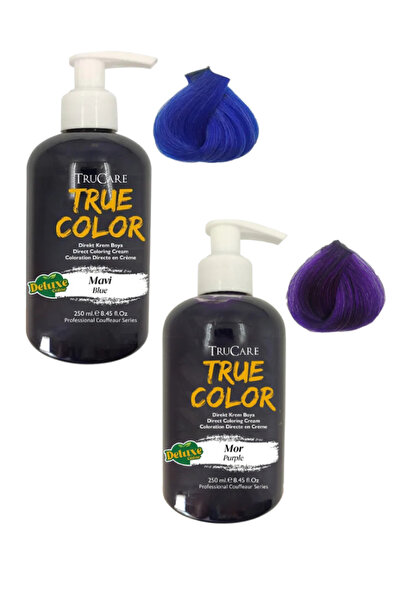 Trucare Truecolor x2 Renkli Saç Boyası Mor ve Mavi 250 ml