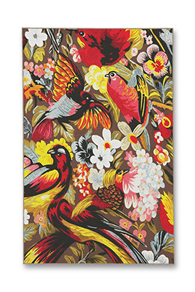 Rugs Modern Halı MOSSO Υφαντό διακοσμητικό χαλί vintage με μοτίβο λουλουδιών ...